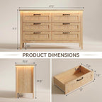GarveeLife 6 Drawer Dresser - Image 2