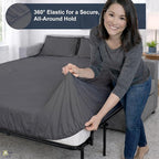 Cottington Lane Sleeper Sofa Sheets Full Size, 4 Piece Premium Quality 100% - Image 4