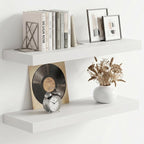 fuqing 20 Inch Floating Shelves | 6.7 Inch Deep White Shelves by Fuqing