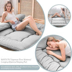 MAXYOYO Japanese Floor Mattress, Thicken Futon Sleeping Pad Foldable Roll Up - Image 6