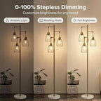 Torondo Dimmable Floor Lamps for Living Room, Industrial Standing Lamp - Image 3