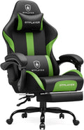 GTPLAYER Gaming Chair with Pocket Spring Cushion, Leather Office Chair with by GTPLAYER