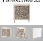 HOMPUS Farmhouse 3-Drawer Dresser - Image 7