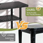 Bamboo TV Stand, Small TV Stands - Image 4