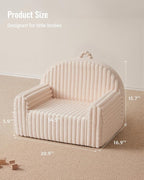 Blissful Diary Toddler Chair, Snuggly Soft Kids Sofa Chair, Supportive Toddler - Image 2