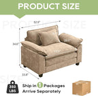 Oprisen Modular Sectional Sofa, Comfy Cloud Couch Sectional Sofa, Chenille Sofa - Image 2