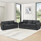2 Pieces Chenille Sofa Set - Image 7