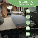 Stretchy Queen Fitted Sheet for 4 Inch Low Profile Mattress - Image 5