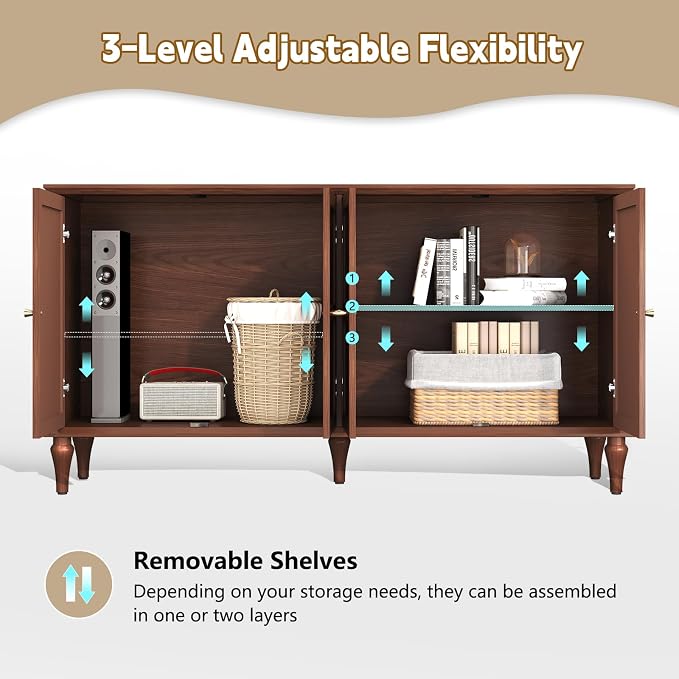 ARTPOWER Sideboard Buffet Cabinet - Image 4