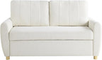 Serta Galway 66.5" Convertible Sleeper Loveseat, Full Size, Dreamcoil Comfort - Image 3