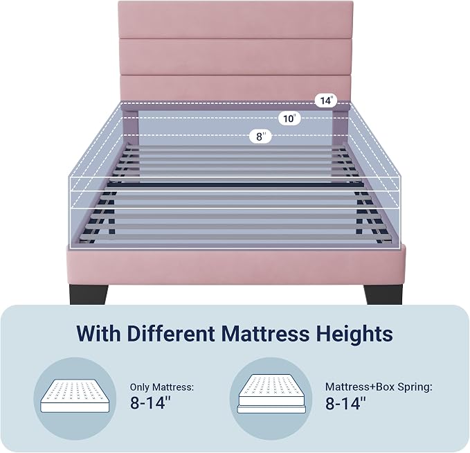 Allewie Twin Size Platform Bed Frame - Image 7