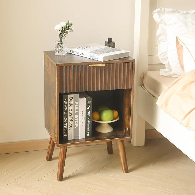 Fultyle Mid Century Modern Nightstand - Image 2