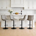 FIRAVOE Swivel Bar Stools Set of 4, Modern Adjustable Bar Stools by FIRAVOE
