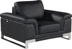 Blackjack Furniture Weston Collection Genuine Italian Leather Living Room Chair - Image 5