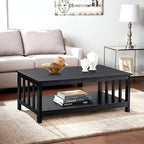 ChooChoo Mission Coffee Table, 40 Black by ChooChoo