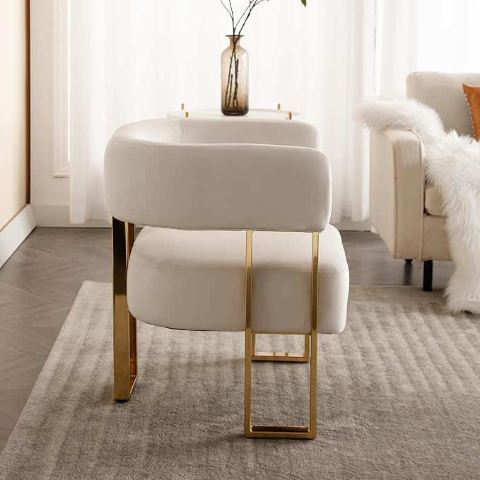 Barrel Accent Chair, Living Room Side Chair - Image 7