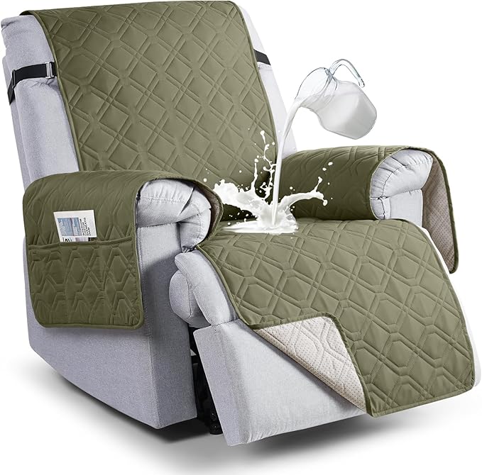 VANSOFY 100% Waterproof Recliner Chair Covers, Recliner Cover Non-Slip Dog by VANSOFYFURNITURECOVERS