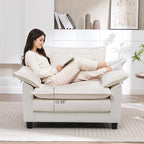 Modern Oversized Accent Chair, Comfy Accent Chair Reading Chairs Cloud Sofa - Image 3