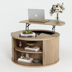 JOINICE 31.5" Round Lift Top Coffee Table - Image 8