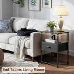 LOAKEKEL Night Stand Set 2, Nightstand - Image 6