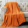 Utopia Bedding Soft Fleece Bed Blanket Throw Size Burnt Orange | Microfiber by UTOPIABEDDING