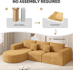 Boneless Couches for Living Room, Cloud Sectional Couch - Image 4