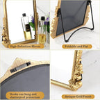 Vintage Small Arched Mirror, 17 * 12in Wall Mounted Vanity Mirror - Image 4