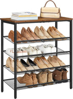 HOOBRO Shoe Rack for Entryway, 5-Tier Shoe Organizer - Image 9