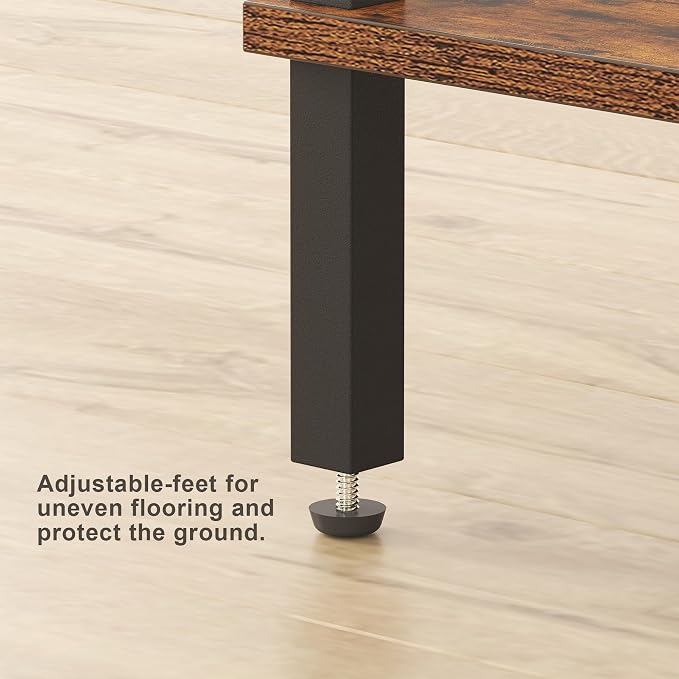 TUTOTAK End Table with Charging Station, Side Table with USB Ports and Outlets - Image 9