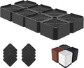 Bed Risers Heavy Duty, Adjustable Furniture Riser Blocks Lift 1.5, 4.3 inches by LiftLevelYourBed