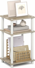 Furinno Turn-N-Tube Side Table, 3-Tier End Table by Furinno-FitsYourSpaceFitsYourBudget