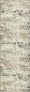 2.6x8 Washable Runner Rug：Modern Abstract Soft Carpet Ash Brown | by FXRHLP