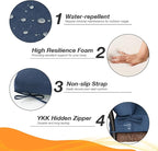 Unimatta Sunbrella Outdoor High Back Chair Cushion Seat Pads, 44 x 21 Inch - Image 4