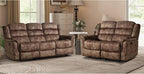 EBELLO 2 Pieces Reclining Couch Furniture Set, Overstuffed Reclining Loveseat - Image 7