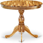 East West Furniture AMT-ANA-TP Antique Dining Room Table - Image 4
