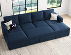 Belffin Modular Sectional Sleeper Sofa Bed by Belffin