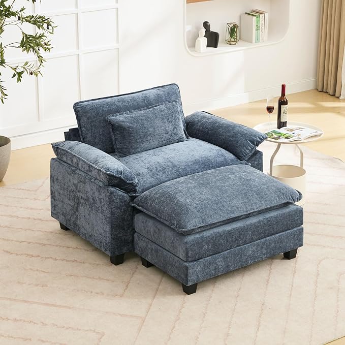 Oprisen 53" Modular Sectional Sofa, Comfy Cloud Couch Sectional Sofa by Oprisen