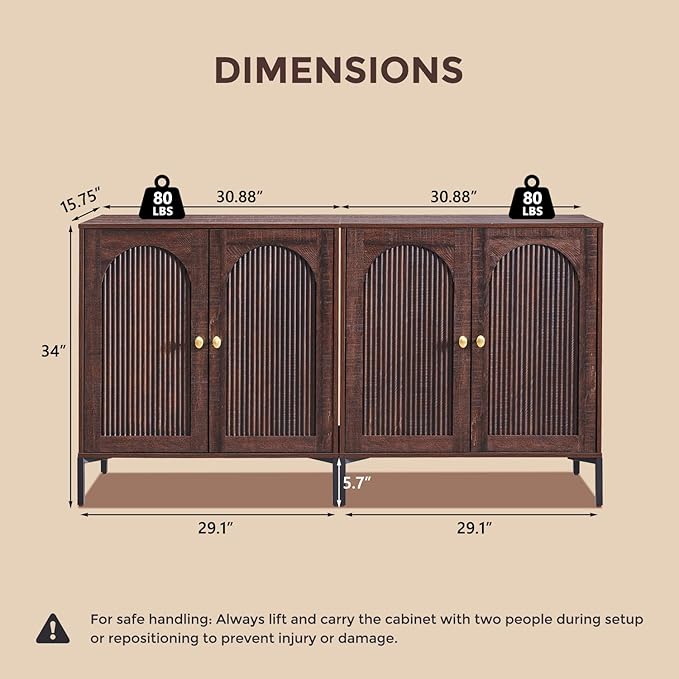 IFGET Modern Buffet Cabinet - Image 2