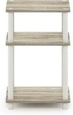Furinno JUST Side Table, 3-Tier End Table, Open Shelves Night Stand, Bedside - Image 7