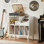 LELELINKY Large Record Player Stand, Turntable Stand - Image 7