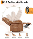 GarveeHome Oversized Wide Power Lift Recliner Chair - Image 7