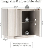 Brafab Buffet Cabinet, 31.5" Modern Farmhouse Accent Sideboard Cabinet - Image 2