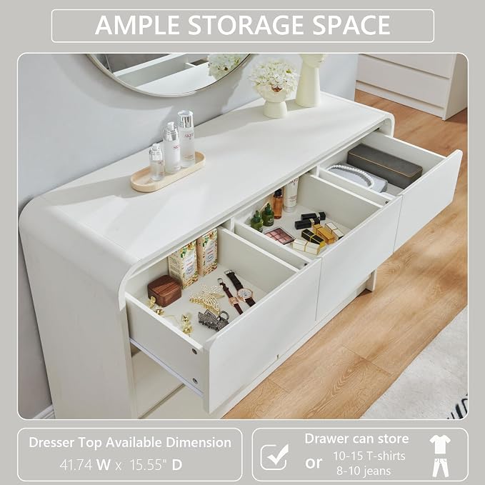 Aitjunz Modern 7 Drawers Dresser - Image 4