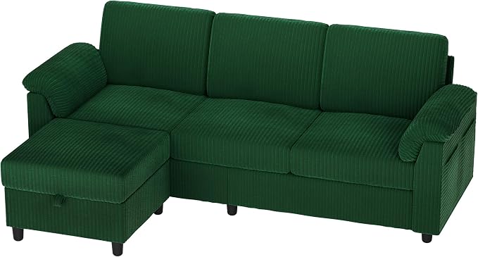 Vongrasig 79" Convertible Sectional Couch Sofa - Image 7