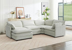 ROWHY 113'' Sectional Cloud Couch, 5 Seater Modular Corner L Shape Sofa Big - Image 8
