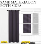 NICETOWN Greyish Purple Blackout Curtains 84 inches Length - Image 5