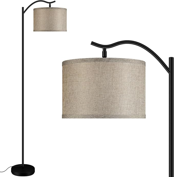BoostArea Floor Lamp for Living Room, 9W LED Arched Lamp, Tall Modern Standing by BoostArea