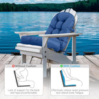 Adirondack Chair Cushion Tufted Waterproof Outdoor Rocking Chair Cushions - Image 4