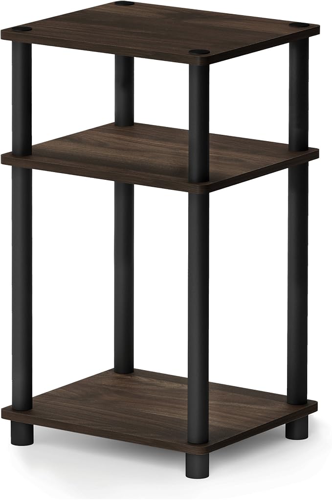 Furinno JUST Side Table, 3-Tier End Table, Open Shelves Night Stand, Bedside - Image 8