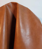 Golden Tan Smooth Soft Faux Vegan PU Leather by The Yard Synthetic Pleather 0.9 by NATLeathers